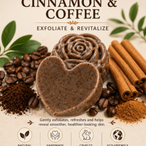 Cinnamon & Coffee Soap – Exfoliate & Revitalize