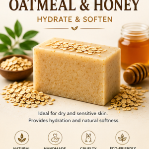 Oatmeal & Honey Soap | Hydrate & Exfolianting
